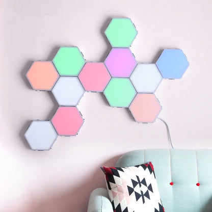 Smart Hexagon Touch Sensor LED Night Lights